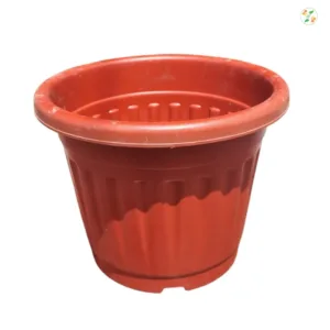 Plastic Pot Brown (10-Inch)