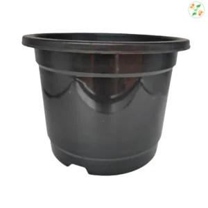 10 inch Black Plastic Pot
