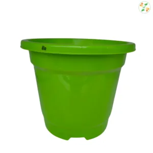 8.5 inch Green Plastic Pot