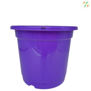 8.5 inch Purple Plastic Pot