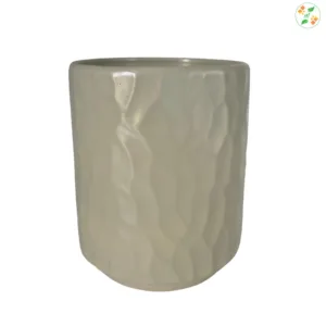 Honeycomb Light Gray Pot