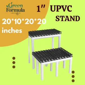 UPVC 2 step stand 1 inch 20x10x20x20