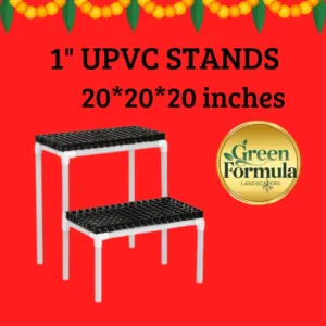 UPVC 2 step stand 1 inch 20x20x20