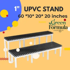 UPVC 2 step stand 1 inch 60x10x20x20