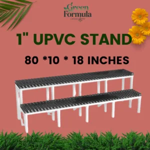 UPVC 2 step stand 1 inch 80x10x18