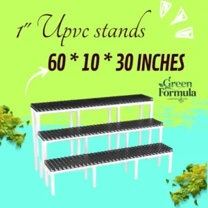 UPVC 3 step stand 1 inch 60x10x30
