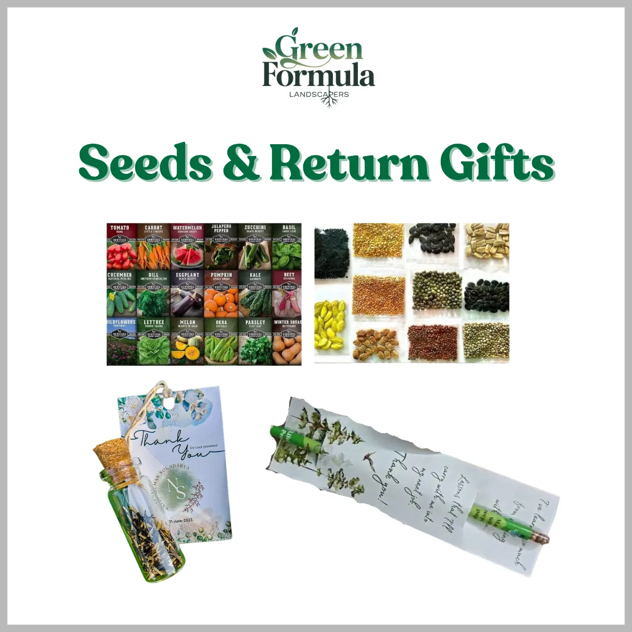 Seeds & Return Gifts